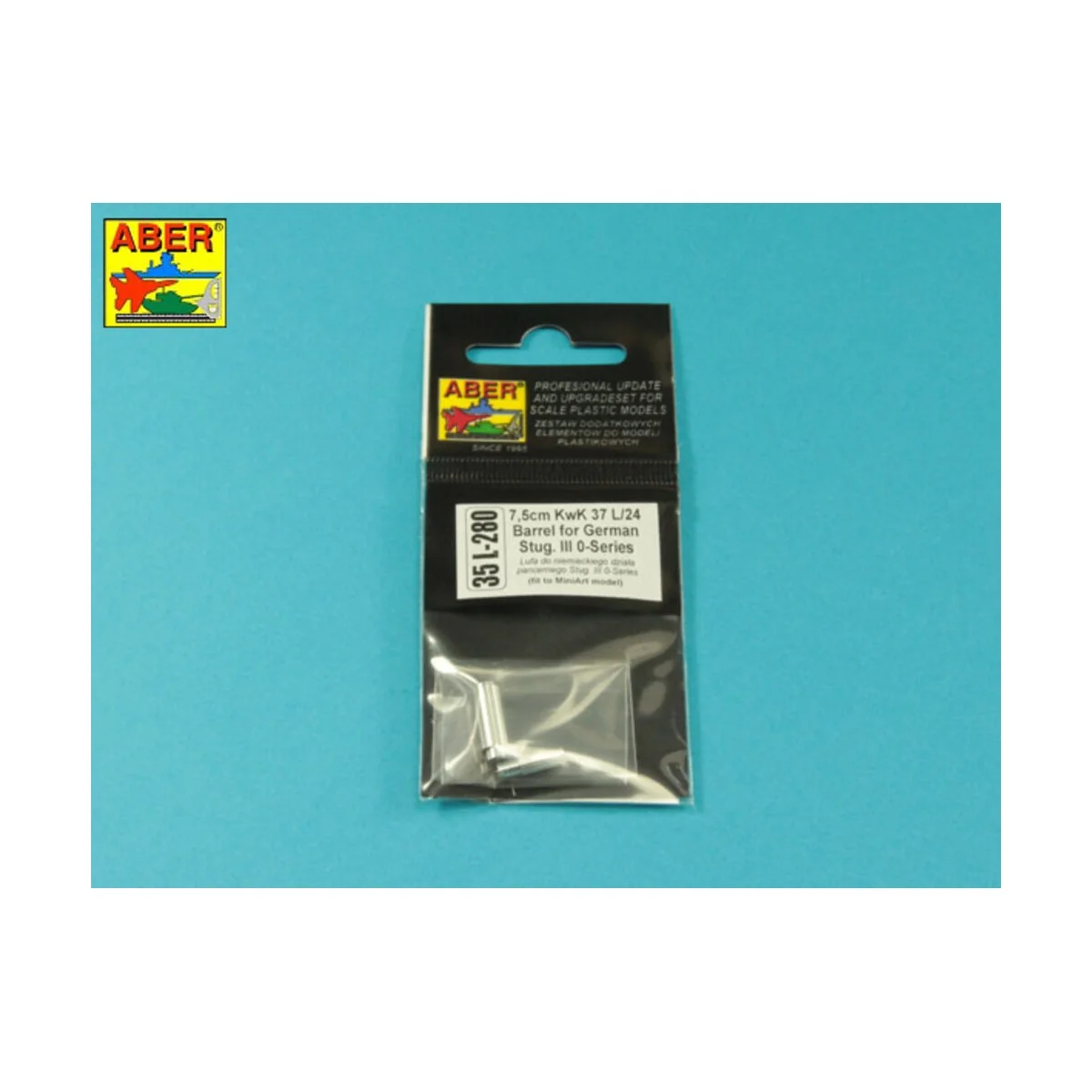 7,5cm KwK 37 L/24 barrel for German Stug. III 0-Series - Aber Model...