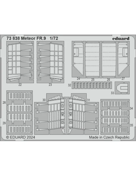 Meteor FR.9 AIRFIX, 1/72 - Eduard Accessories 73838