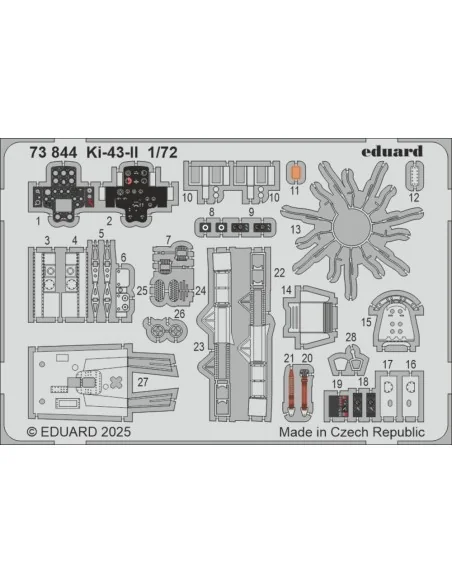 [NO_DESC] Ki-43-II ARMA HOBBY, 1/72 - Eduard Accessories 73844