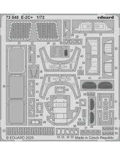 E-2C+ HELLER, 1/72 - Eduard Accessories 73848