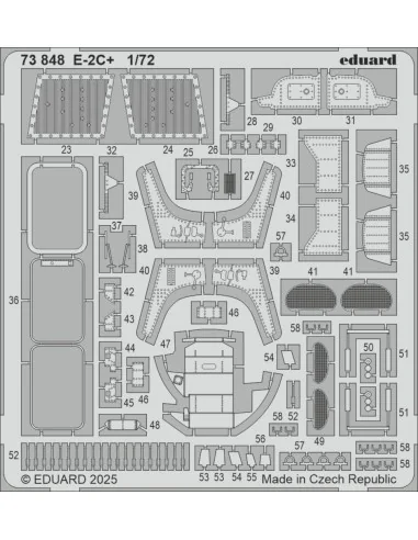 [NO_DESC] E-2C+ HELLER, 1/72 - Eduard Accessories 73848