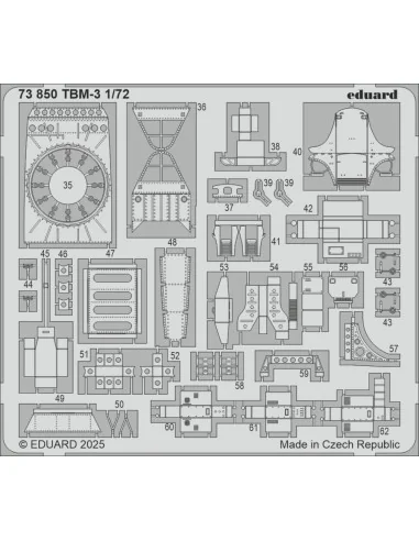 [NO_DESC] TBM-3 HOBBY BOSS, 1/72 - Eduard Accessories 73850