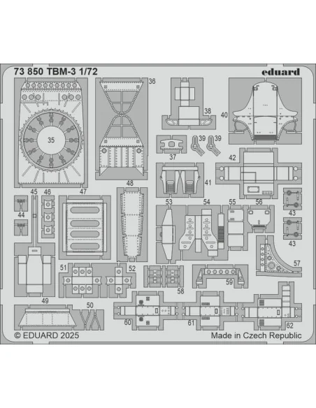 [NO_DESC] TBM-3 HOBBY BOSS, 1/72 - Eduard Accessories 73850