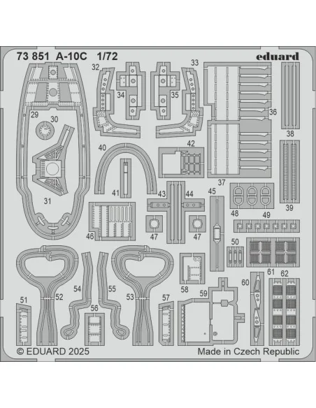 A-10C GREAT WALL HOBBY, 1/72 - Eduard Accessories 73851