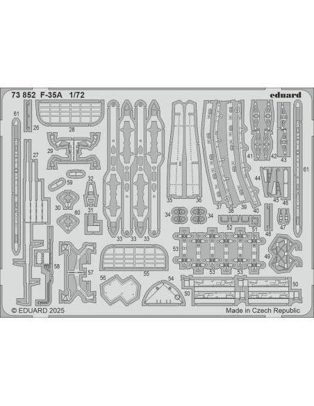 [NO_DESC] F-35A REVELL, 1/72 - Eduard Accessories 73852