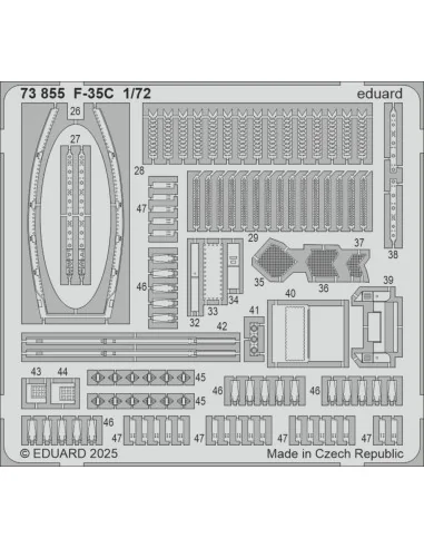 F-35C 1/72 for Tamiya, 1/72 - Eduard Accessories 73855
