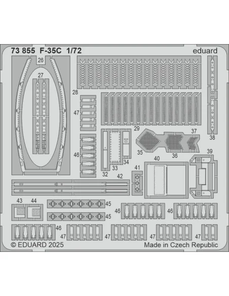 F-35C 1/72 for Tamiya, 1/72 - Eduard Accessories 73855