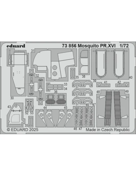 Mosquito PR Mk.XVI 1/72 for Special Hobby, 1/72 - Eduard Accessorie...