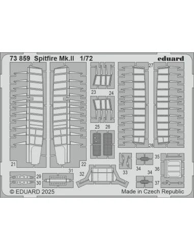 [NO_DESC] Spitfire Mk.II for IBG, 1/72 - Eduard Accessories 73859