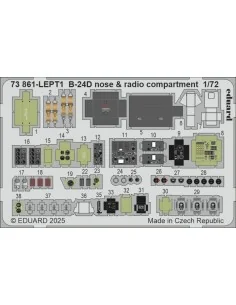 B-24D nose & radio compartment for Airfix, 1/72 - Eduard Accessorie...