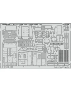 [NO_DESC] B-24D nose & radio compartment for Airfix, 1/72 - Eduard ... 2