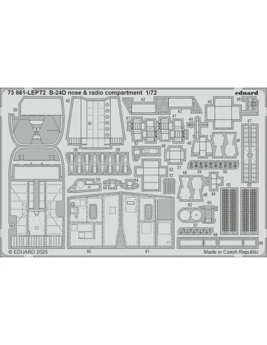 [NO_DESC] B-24D nose & radio compartment for Airfix, 1/72 - Eduard ...
