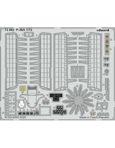 P-36A for Arma Hobby, 1/72 - Eduard Accessories 73862