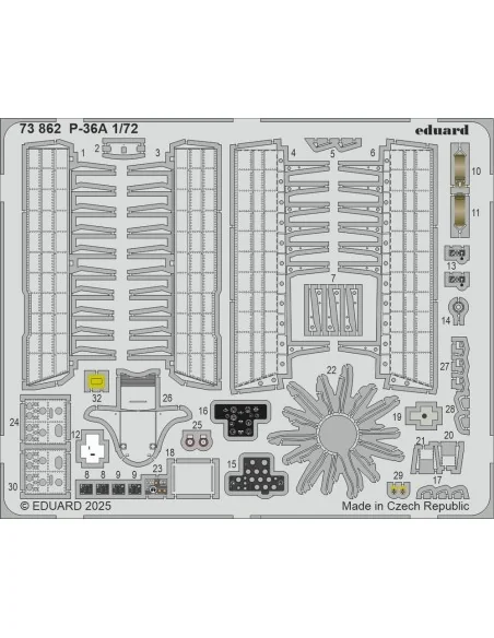 P-36A for Arma Hobby, 1/72 - Eduard Accessories 73862