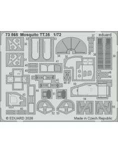 Mosquito TT.35 for Airfix, 1/72 - Eduard Accessories 73865