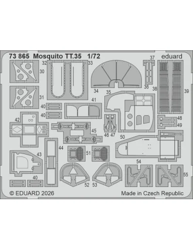 Mosquito TT.35 for Airfix, 1/72 - Eduard Accessories 73865