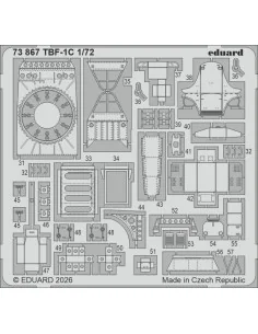 TBF-1C for Hobby Boss, 1/72 - Eduard Accessories 73867
