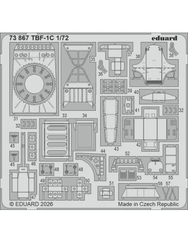 [NO_DESC] TBF-1C for Hobby Boss, 1/72 - Eduard Accessories 73867