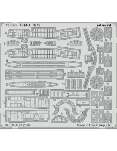 F-14D for Tamiya, 1/72 - Eduard Accessories 73868
