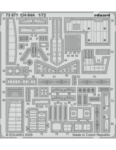 CH-54A for ICM, 1/72 - Eduard Accessories 73871