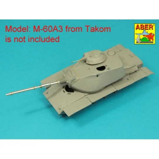 105 mm M-68 barrel with thermal shroud for M60A3 Tank, 1/35 - Aber ...
