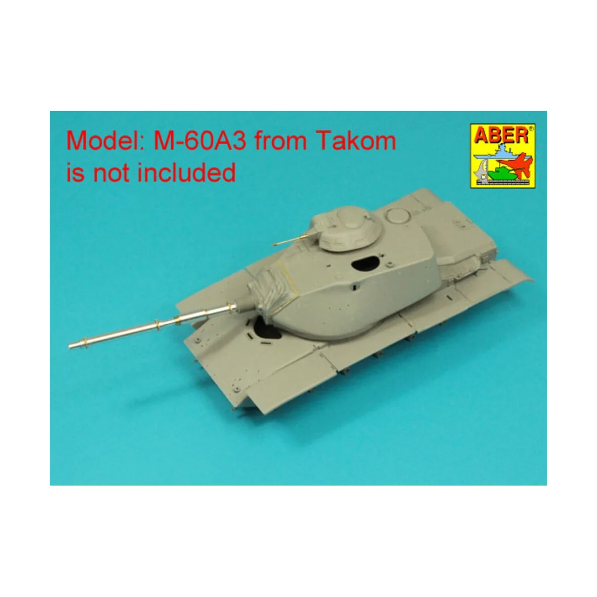 105 mm M-68 barrel with thermal shroud for M60A3 Tank, 1/35 - Aber ...
