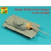 105 mm M-68 barrel with thermal shroud for M60A3 Tank - Aber Models...