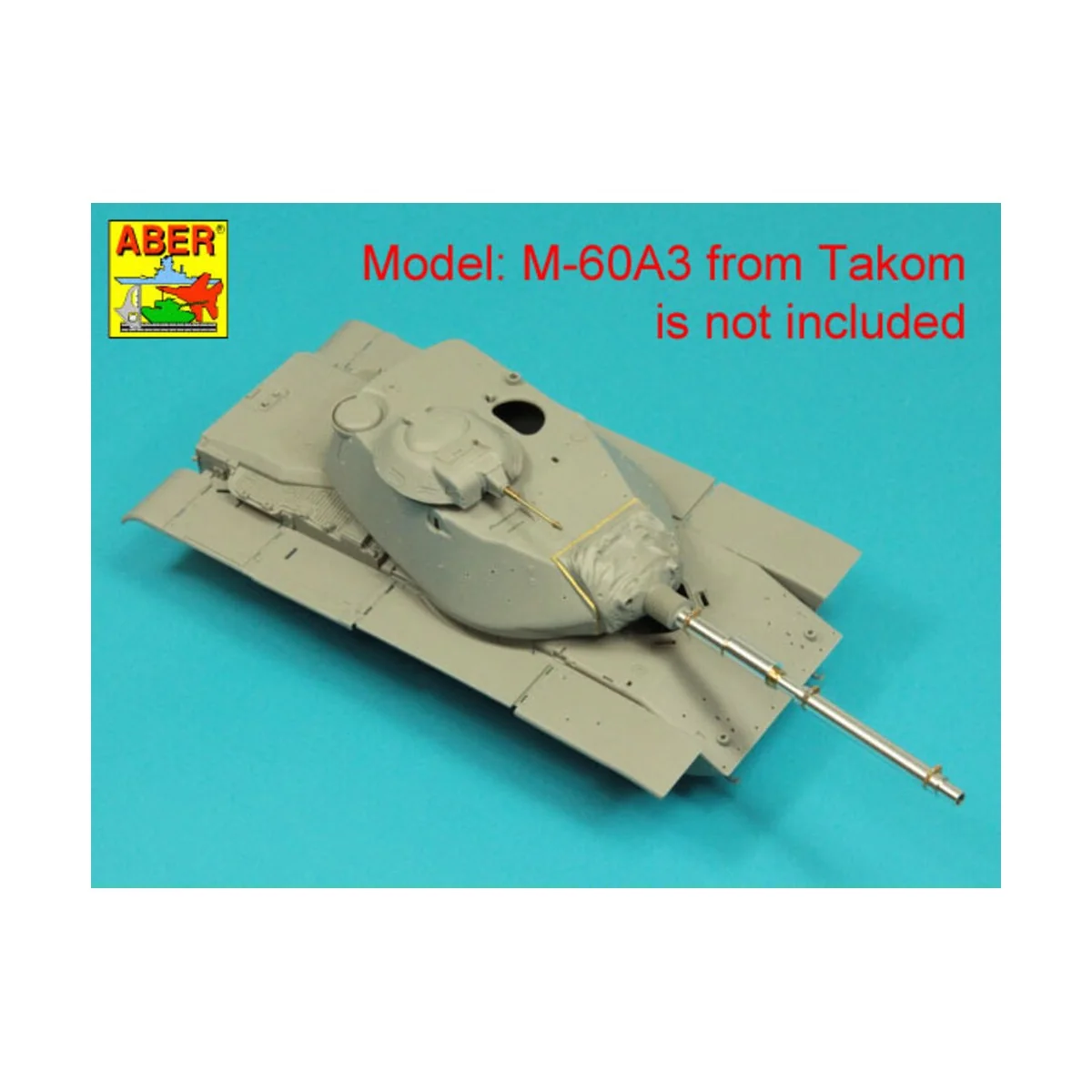 105 mm M-68 barrel with thermal shroud for M60A3 Tank, 1/35 - Aber ...