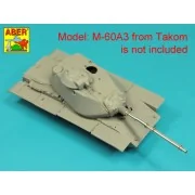 105 mm M-68 barrel with thermal shroud for M60A3 Tank - Aber Models...