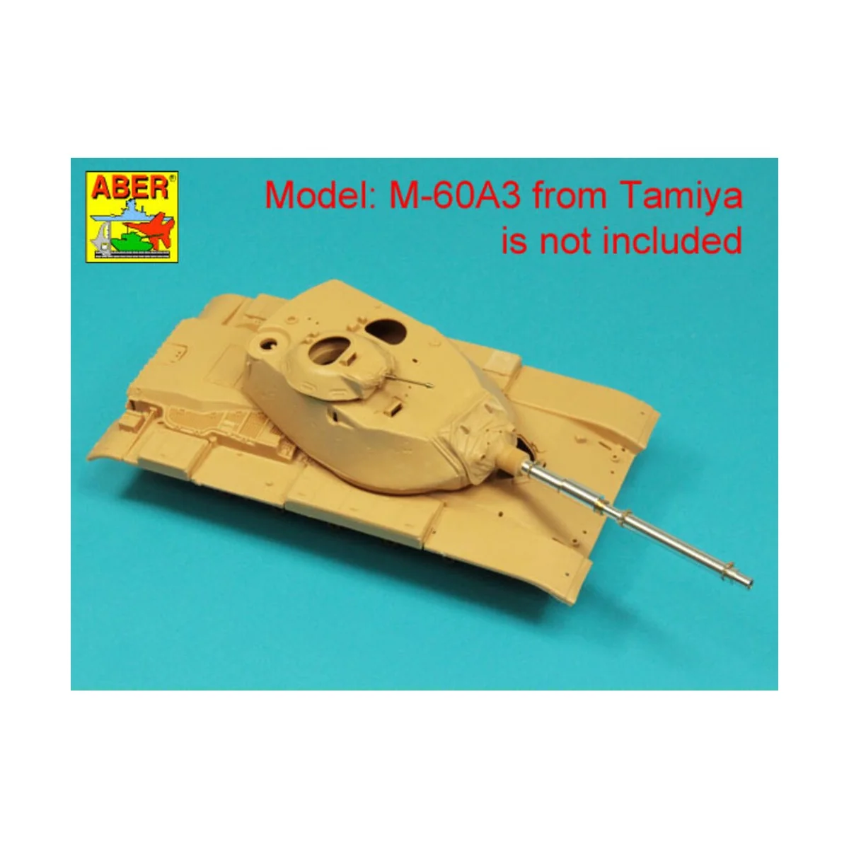 105 mm M-68 barrel with thermal shroud for M60A3 Tank, 1/35 - Aber ...
