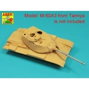 105 mm M-68 barrel with thermal shroud for M60A3 Tank - Aber Models...