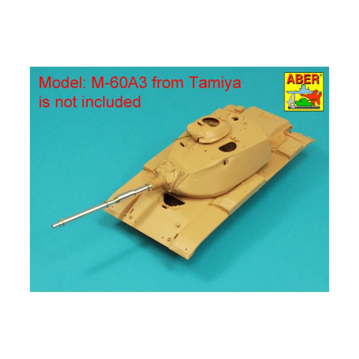 105 mm M-68 barrel with thermal shroud for M60A3 Tank, 1/35 - Aber ...