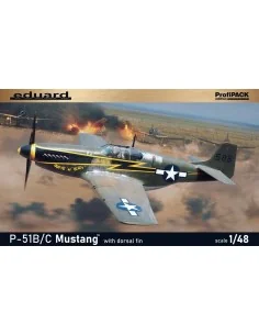 P-51B/C Mustang w/ dorsal fin EDUARD-PROFIPACK, 1/48 - Eduard Plast...