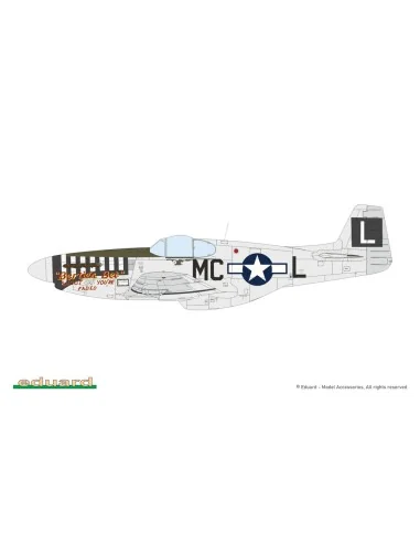 P-51B/C Mustang w/ dorsal fin EDUARD-PROFIPACK, 1/48 - Eduard Plast...