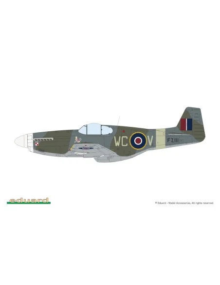 P-51B/C Mustang w/ dorsal fin EDUARD-PROFIPACK, 1/48 - Eduard Plast...
