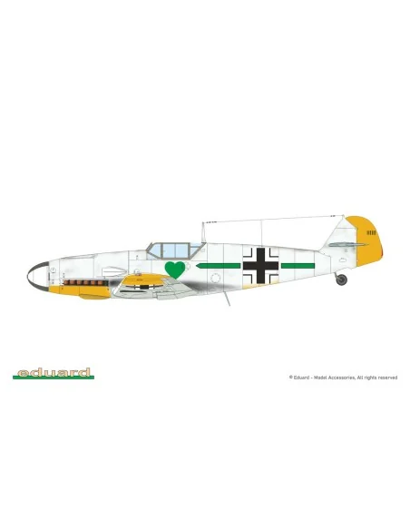 Bf 109F-4, Profipack, 1/48 - Eduard Plastic Kits 82114