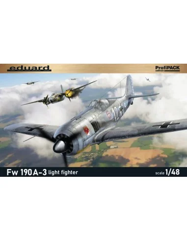Fw 190A-3 light fighter Profipack, 1/48 - Eduard Plastic Kits 82141