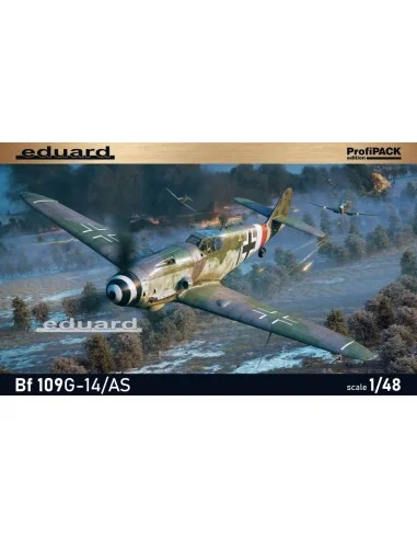 Bf 109G-14/AS Profipack, 1/48 - Eduard Plastic Kits 82162