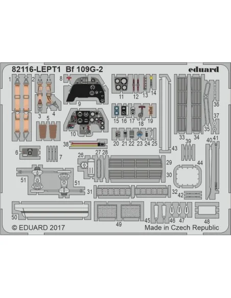 Bf 109G-2, Profipack, 1/48 - Eduard Plastic Kits 82165