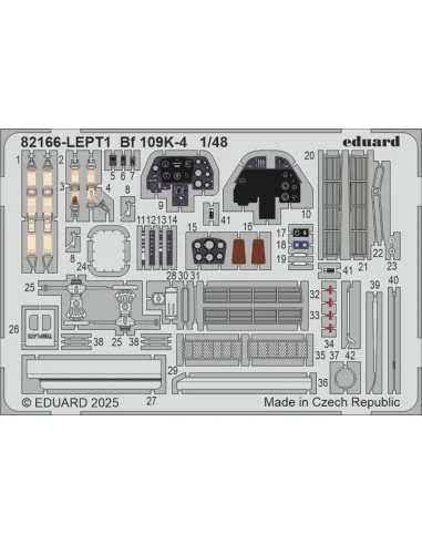 Bf 109K-4 EDUARD-PROFIPACK, 1/48 - Eduard Plastic Kits 82166