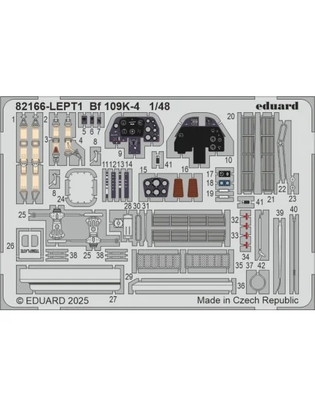 Bf 109K-4 EDUARD-PROFIPACK, 1/48 - Eduard Plastic Kits 82166