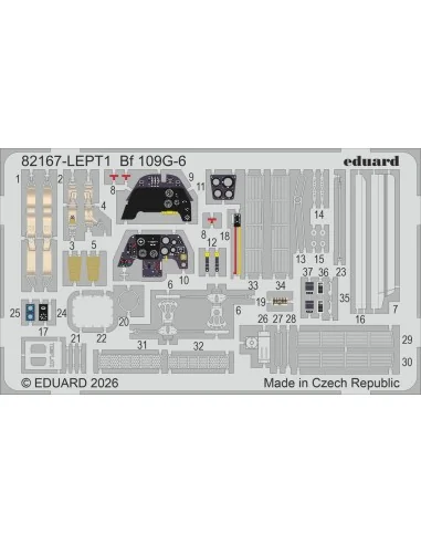 Bf 109G-6, 1/48 - Eduard Plastic Kits 82167