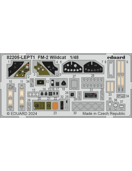 FM-2 Wildcat, 1/48 - Eduard Plastic Kits 82205