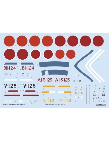 A6M2 Zero Type 21, 1/48 - Eduard Plastic Kits 82212