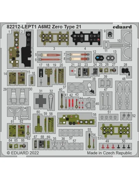A6M2 Zero Type 21, 1/48 - Eduard Plastic Kits 82212