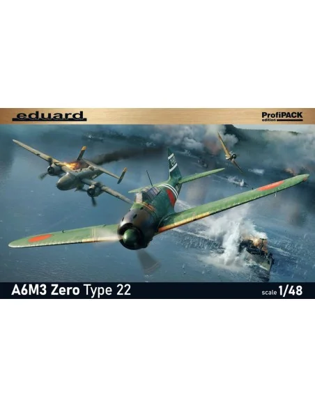 A6M3 Zero Type 22 Profipack, 1/48 - Eduard Plastic Kits 82214