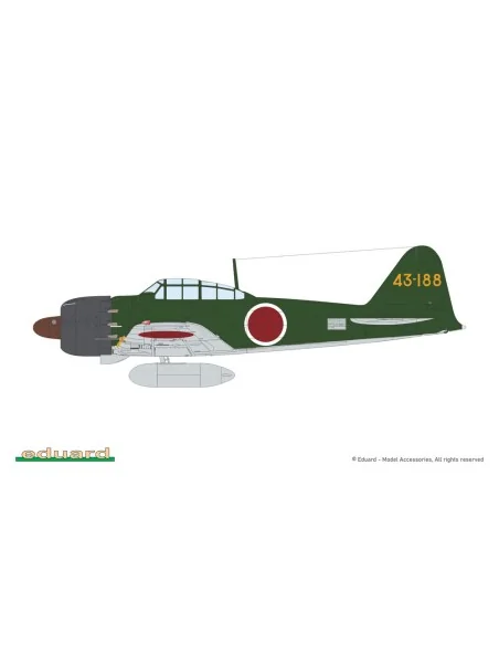 A6M5 Zero Type 52a, 1/48 - Eduard Plastic Kits 82216