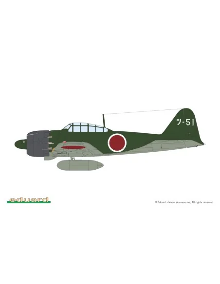 A6M5 Zero Type 52a, 1/48 - Eduard Plastic Kits 82216