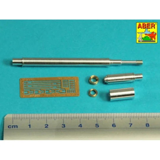 105 mm M-68 barrel with thermal shroud for M48A5 Tank - Aber Models...