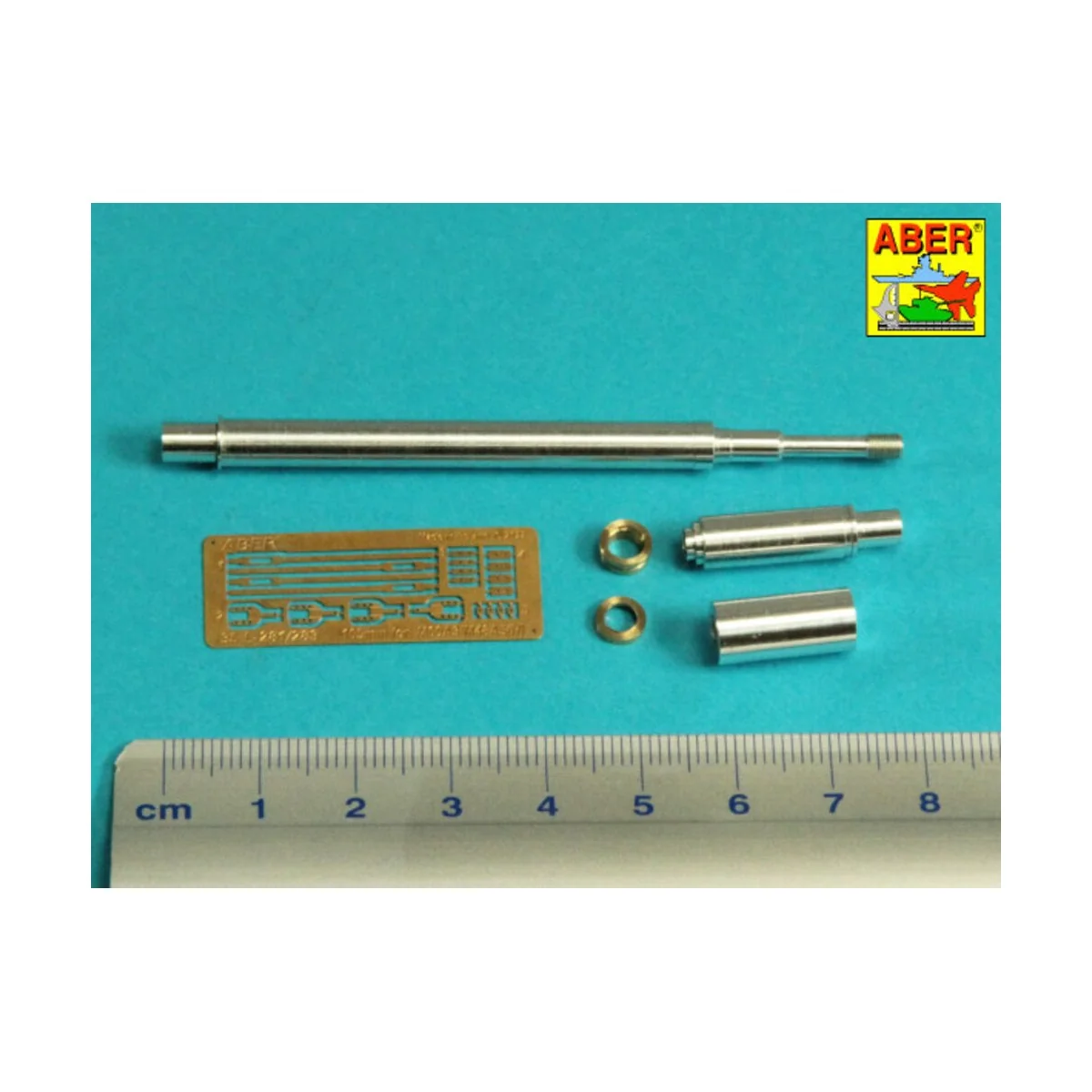 105 mm M-68 barrel with thermal shroud for M48A5 Tank - Aber Models...